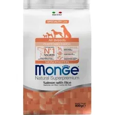 Сухой корм для собак Monge Speciality Line Puppy&Junior Salmon&Rice (800г)