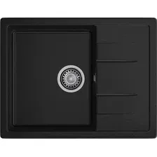 Кухонная мойка GranFest Quadro 650L (черный)