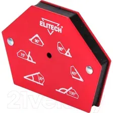 Угольник магнитный ELITECH 0606.017600
