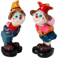 Набор статуэток Sima-Land Клоуны-признание в любви / 10954845 (2шт)