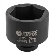 F48510072 Головка ударная глубокая 1'', 72мм (6гр) FORSAGE