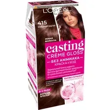 Крем-краска для волос L'Oreal Casting Creme Gloss 415 Морозный каштан