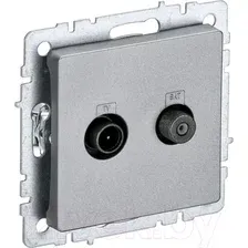Розетка IEK Brite BR-AF20-O-K47 (алюминий)