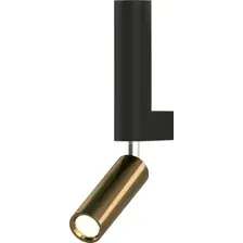 Спот Евросвет 40020/1 LED (черный/латунь)