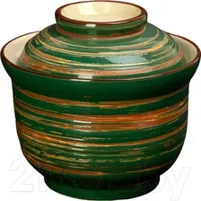Бульонница Luxstahl China Town HM05257-4.5 фк8510 (слоновая кость/зеленый)