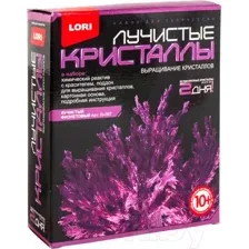 Набор для выращивания кристаллов Lori Лучистые кристаллы / Лк-007 (фиолетовый)