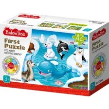 Пазл Baby Toys First Puzzle Кто живет на Краю земли / 04188 (42эл)