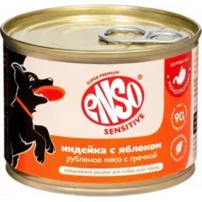 Влажный корм для собак ENSO Sensitive индейка, гречка, яблоко 020/606342 (190г)