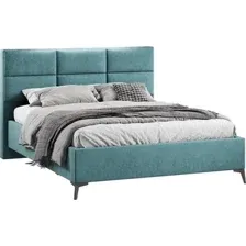 Кровать Трия Делана Тип 1 с подъемным механизмом 160x200 (микровелюр Wellmart Indigo)