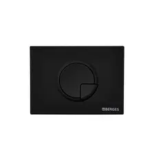 Кнопка для инсталляции BERGES NOVUM R5 Soft Touch черная