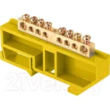 Шина нулевая EKF PROxima на DIN-рейку sn0-63-08-dz