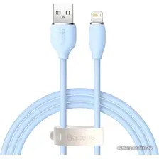 Кабель Baseus Jelly Liquid Silica Gel Fast Charging Data Cable USB Type-A - Lightning CAGD000003 (1.2 м, голубой)