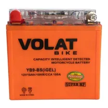 Мотоаккумулятор VOLAT YB9-BS iGEL L (10 А/ч)