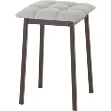 Табурет AMC Comfort 7К2.6 (кожзам, серый/коричневый)