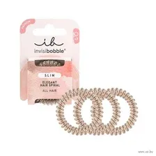 Набор резинок-браслетов для волос Invisibobble Slim Bronze Me Pretty (3 шт.)