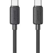 Кабель Usams US-SJ691 USB Type-C - USB Type-C (1 м, черный)