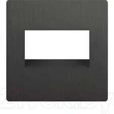 Лицевая панель Werkel WL04-RJ45+RJ45-CP / a046603 (графит рифленый)