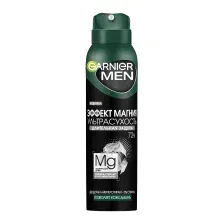 Антиперспирант-спрей Garnier Men Эффект магния Ультрасухость 72 часа (150мл)
