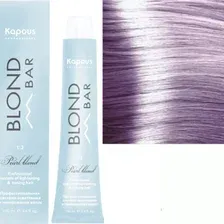 Крем-краска для волос Kapous Professional Blond Bar с экстрактом жемчуга BB 022 пудровый сапфир