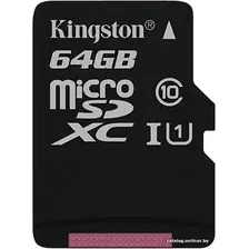 Карта памяти Kingston Canvas Select microSDXC 64GB SDCS/64GBSP