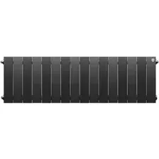 Радиатор биметаллический Royal Thermo PianoForte 300 Silver Noir Sable (16 секций)