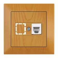 Розетка Mutlusan Daria 2120 125 0158 (дуб)