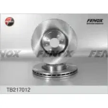Тормозной диск FENOX TB217012 вентилируемый , передняя ось