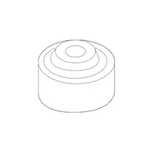 сайлентблок рычага! зад.50x13x65/30 рез-мет.Audi A3,VW Golf 7 12 5Q0407183L VAG