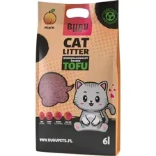 Наполнитель для туалета Bubu Pets Tofu Peach (2.5 кг/6 л)