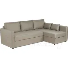 Диван угловой Mio Tesoro Тилаус длинный подлокотник (Beige/Grey)