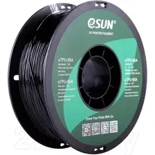 Пластик для 3D-печати eSUN eTPU-95A / eTPU-95A175B1 (1.75мм, 1кг, черный)