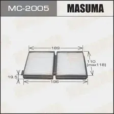 Салонный фильтр MASUMA MC-2005 TOYOTA Mark2/Chaser/Cresta 2.0L 92-96