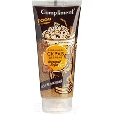 Скраб для тела Compliment Пенящийся шоколад и кофе разогревающий (200мл)