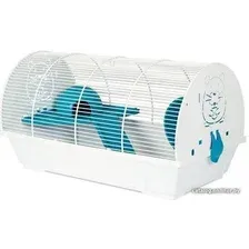 Клетка Voltrega Jaula Hamster Ruso 118 (белый/бирюзовый)