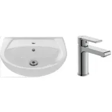 Умывальник Cersanit Erica 55 S-UM-ERI-55-1-W + 63020