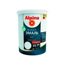Эмаль акриловая ALPINA Аква белый 0,9 л (948106248)