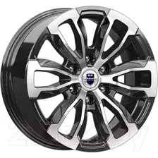 Литой диск K&K Меконг 18x7.5" 6x139.7мм DIA 100.1мм ET 36мм Алмаз черный
