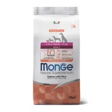 Сухой корм Monge Dog Speciality Line Monoprotein Extra Small для собак миниатюрных пород с лососем 2,5 кг