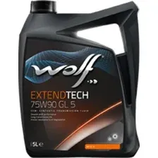 Трансмиссионное масло Wolf ExtendTech 75W-90 GL 5 5л