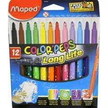 Фломастеры Maped Color Peps / 845020LM (12шт)