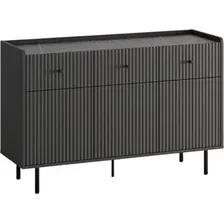 Тумба Anrex Soho 3D3S (графит/мрамор/дарк грей)