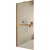 Душевая стенка MaybahGlass 69x195 / MGD-702-3ш (бронзовое стекло/золотой)