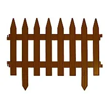 Изгородь декоративная GardenPlast Gotika (шоколад)