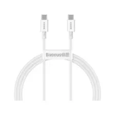Кабель BASEUS CATYS-B02 Superior Series Type-C to Type-C (PD 100W) 1m White