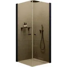 Душевой уголок MaybahGlass MGY-1302-6 (бронзовое стекло/черный)