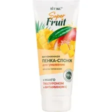 Пенка для умывания Витэкс Super Fruit Витаминная с манго, гиалуроном и витамином С (200мл)