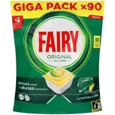 Капсулы для посудомоечных машин Fairy All in One Lemon (90шт)