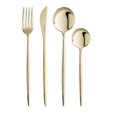 Набор столовых приборов Liberty Jones Globe / LJ0000205 (16пр, золото)