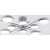 Подвесная люстра Ambrella light FL516339/8 GR/CP (серый/медь)