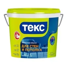 Краска Текс Латексная для стен и потолка (7кг)
